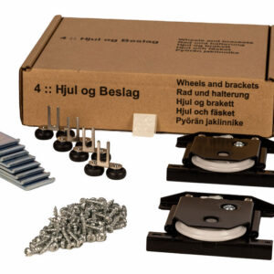 FlexiSlide wielen en haken