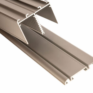 FlexiSlide: Plafond & vloerrails set zilver