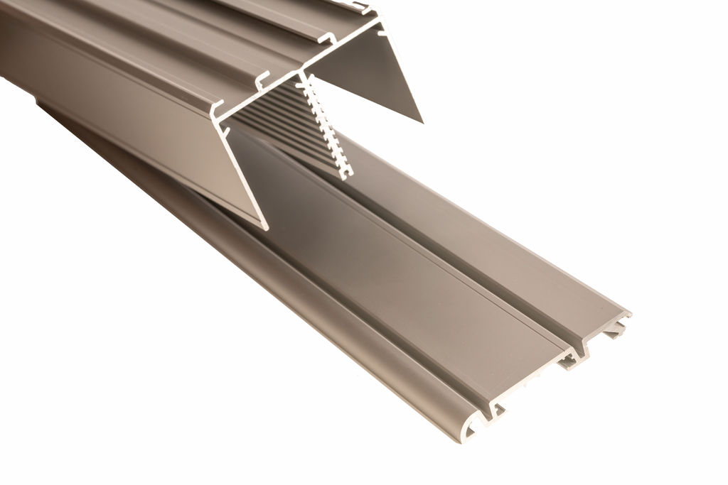 FlexiSlide: Plafond & vloerrails set zilver