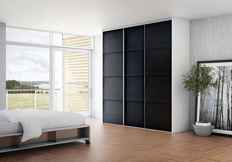 FlexiSlide BlackOak 3-schuifdeuren