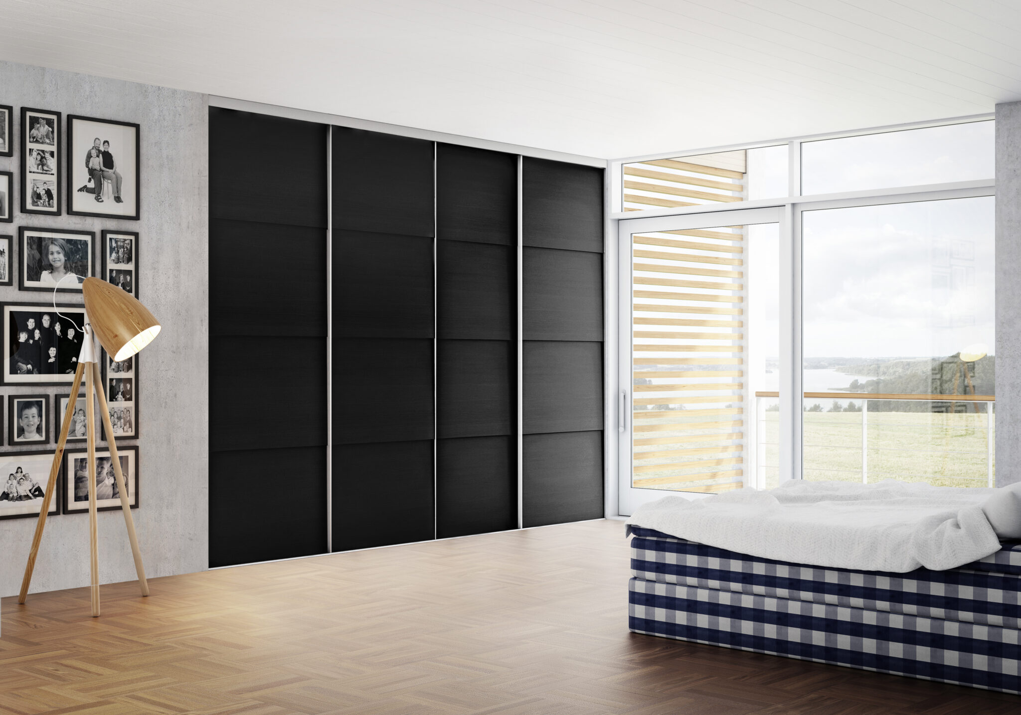 FlexiSlide BlackOak 4-deuren