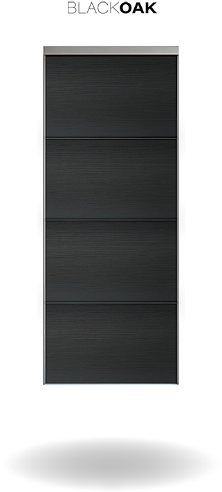 FlexiSlide BlackOak schuifdeuren